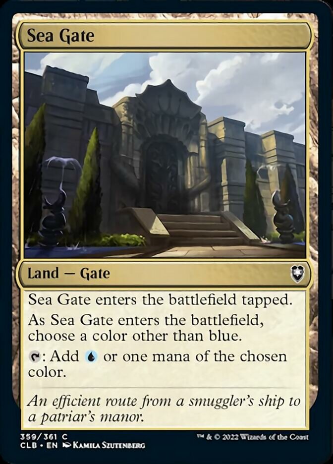 Sea Gate [Commander Legends: Battle for Baldur's Gate] | Shuffle n Cut Hobbies & Games