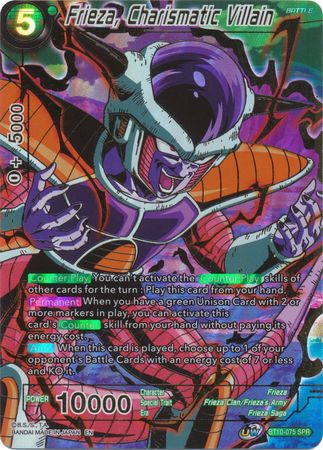 Frieza, Charismatic Villain (SPR) [BT10-075] | Shuffle n Cut Hobbies & Games