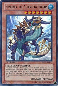 Poseidra, the Atlantean Dragon [SDRE-EN001] Ultra Rare | Shuffle n Cut Hobbies & Games