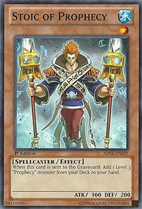 Stoic of Prophecy [ABYR-EN021] Common | Shuffle n Cut Hobbies & Games