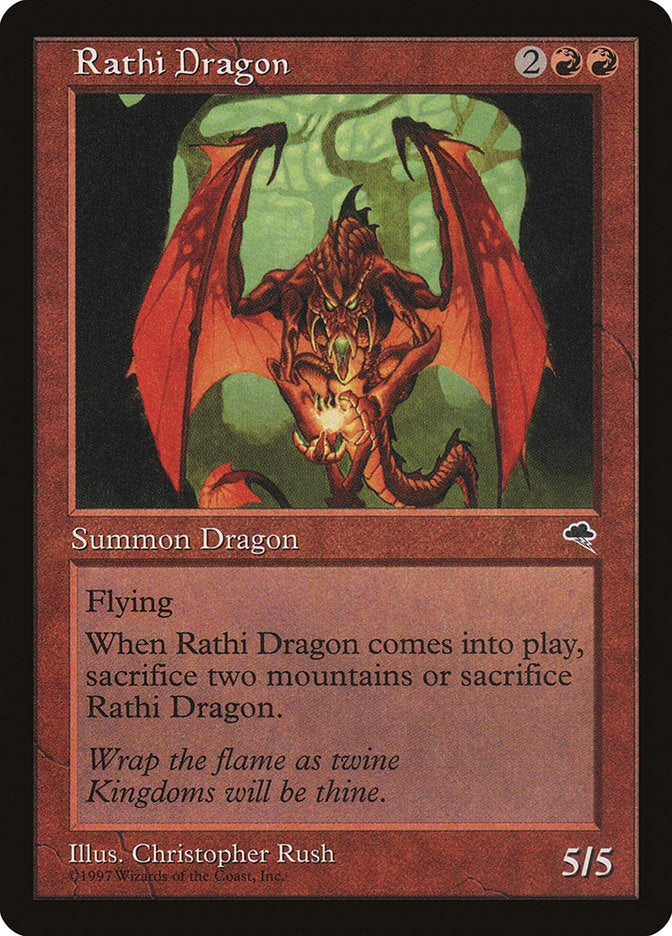 Rathi Dragon [Tempest] | Shuffle n Cut Hobbies & Games
