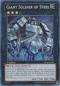 Giant Soldier of Steel [ABYR-EN085] Secret Rare | Shuffle n Cut Hobbies & Games