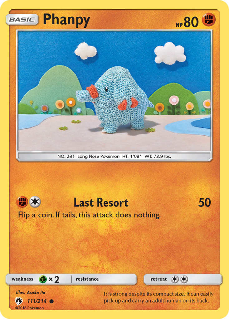 Phanpy (111/214) [Sun & Moon: Lost Thunder] | Shuffle n Cut Hobbies & Games