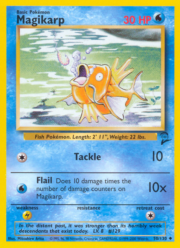 Magikarp (50/130) [Base Set 2] | Shuffle n Cut Hobbies & Games