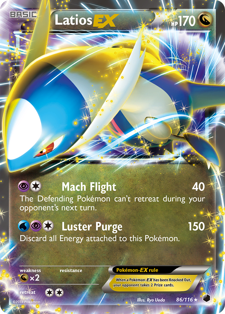 Latios EX (86/116) [Black & White: Plasma Freeze] | Shuffle n Cut Hobbies & Games