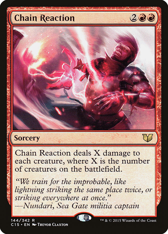 Chain Reaction [Commander 2015] | Shuffle n Cut Hobbies & Games