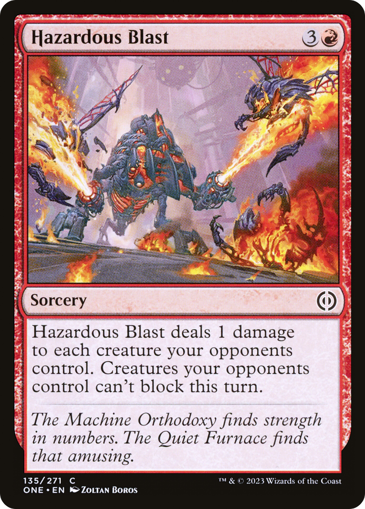 Hazardous Blast [Phyrexia: All Will Be One] | Shuffle n Cut Hobbies & Games