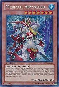 Mermail Abyssleed [CBLZ-EN034] Secret Rare | Shuffle n Cut Hobbies & Games
