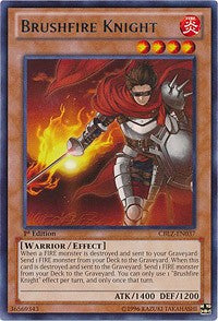 Brushfire Knight [CBLZ-EN037] Rare | Shuffle n Cut Hobbies & Games
