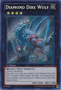 Diamond Dire Wolf [CBLZ-EN051] Secret Rare | Shuffle n Cut Hobbies & Games