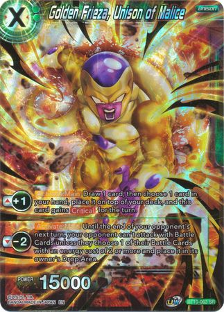 Golden Frieza, Unison of Malice [BT10-063] | Shuffle n Cut Hobbies & Games
