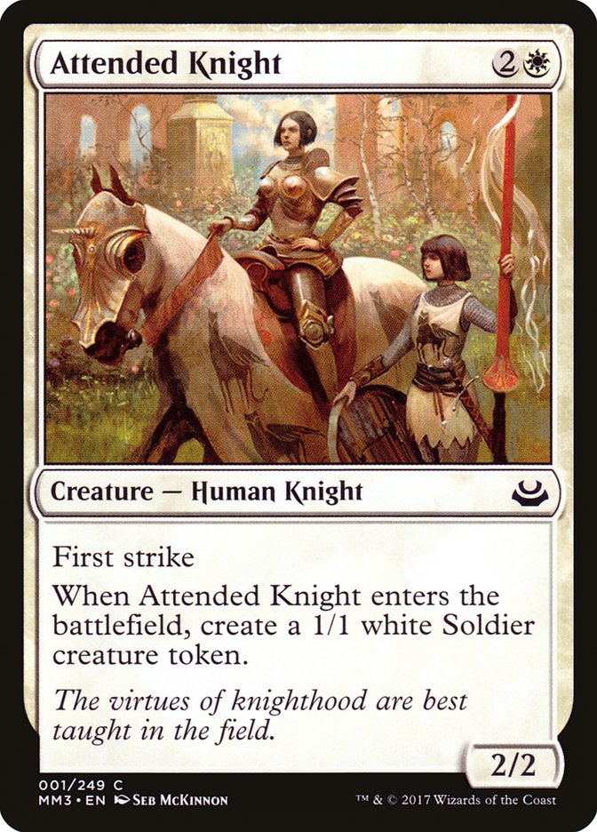 Attended Knight [Modern Masters 2017] | Shuffle n Cut Hobbies & Games