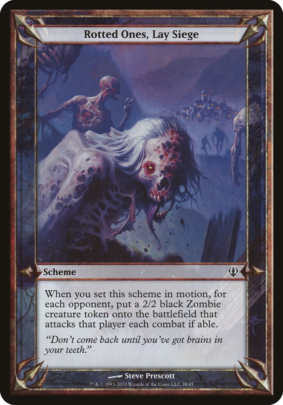 Rotted Ones, Lay Siege (Schemes) [Archenemy Schemes] | Shuffle n Cut Hobbies & Games