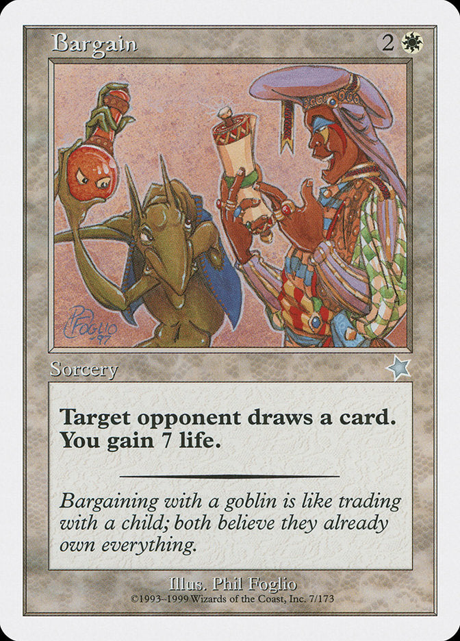 Bargain [Starter 1999] | Shuffle n Cut Hobbies & Games