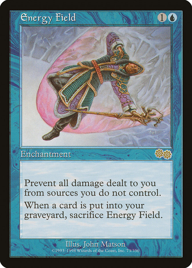 Energy Field [Urza's Saga] | Shuffle n Cut Hobbies & Games
