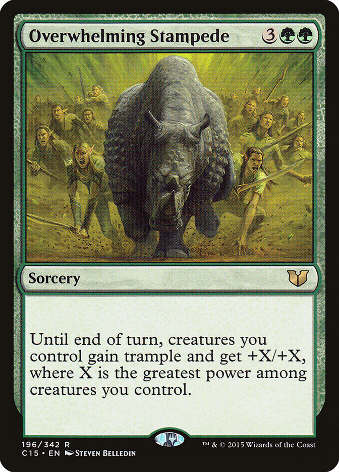 Overwhelming Stampede [Commander 2015] | Shuffle n Cut Hobbies & Games
