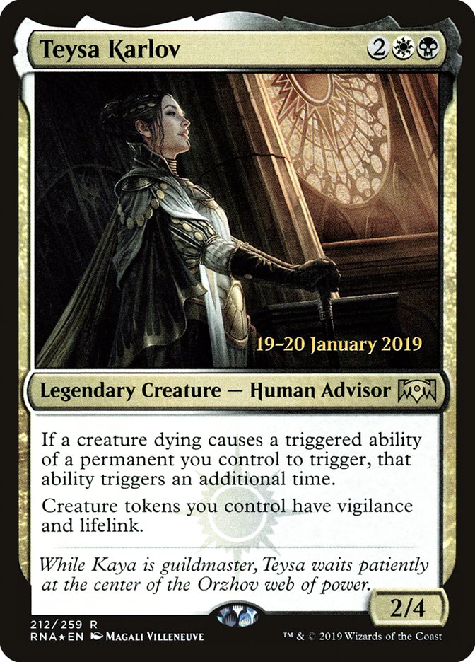 Teysa Karlov [Ravnica Allegiance Prerelease Promos] | Shuffle n Cut Hobbies & Games