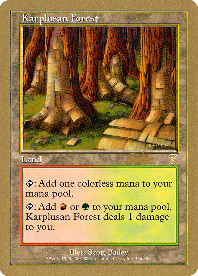 Karplusan Forest (Brian Kibler) [World Championship Decks 2002] | Shuffle n Cut Hobbies & Games