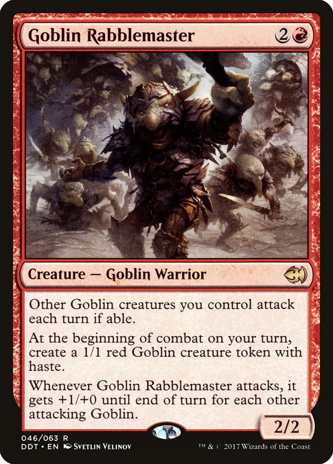 Goblin Rabblemaster [Duel Decks: Merfolk vs. Goblins] | Shuffle n Cut Hobbies & Games