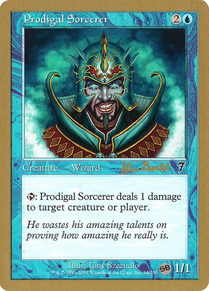 Prodigal Sorcerer (Alex Borteh) (SB) [World Championship Decks 2001] | Shuffle n Cut Hobbies & Games