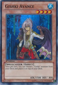 Gishki Avance [HA07-EN003] Super Rare | Shuffle n Cut Hobbies & Games