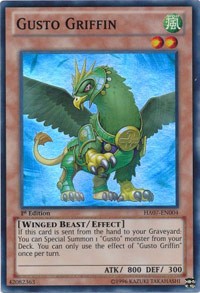 Gusto Griffin [HA07-EN004] Super Rare | Shuffle n Cut Hobbies & Games