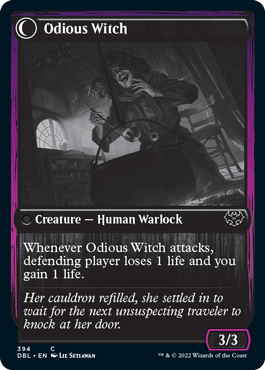 Ragged Recluse // Odious Witch [Innistrad: Double Feature] | Shuffle n Cut Hobbies & Games