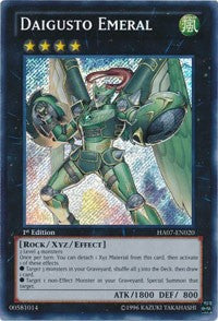 Daigusto Emeral [HA07-EN020] Secret Rare | Shuffle n Cut Hobbies & Games