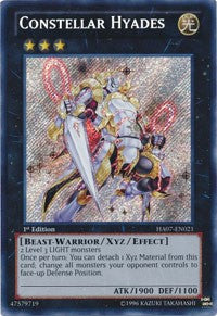 Constellar Hyades [HA07-EN021] Secret Rare | Shuffle n Cut Hobbies & Games