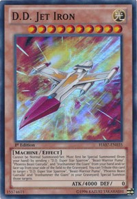 D.D. Jet Iron [HA07-EN035] Super Rare | Shuffle n Cut Hobbies & Games