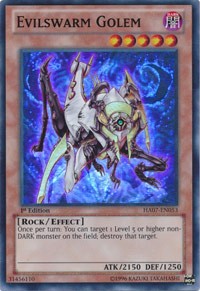 Evilswarm Golem [HA07-EN053] Super Rare | Shuffle n Cut Hobbies & Games