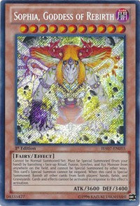 Sophia, Goddess of Rebirth [HA07-EN055] Secret Rare | Shuffle n Cut Hobbies & Games