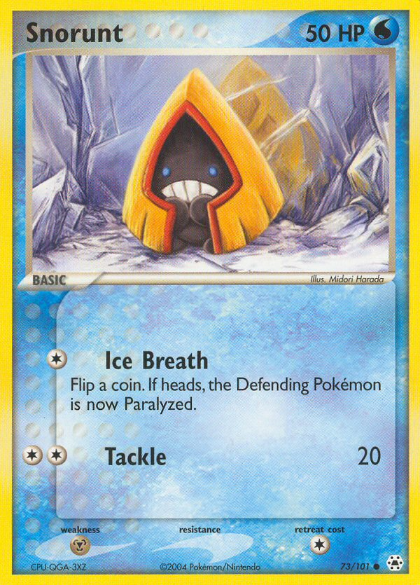 Snorunt (73/101) [EX: Hidden Legends] | Shuffle n Cut Hobbies & Games
