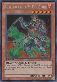 Brotherhood of the Fire Fist - Coyote [LTGY-EN082] Secret Rare | Shuffle n Cut Hobbies & Games