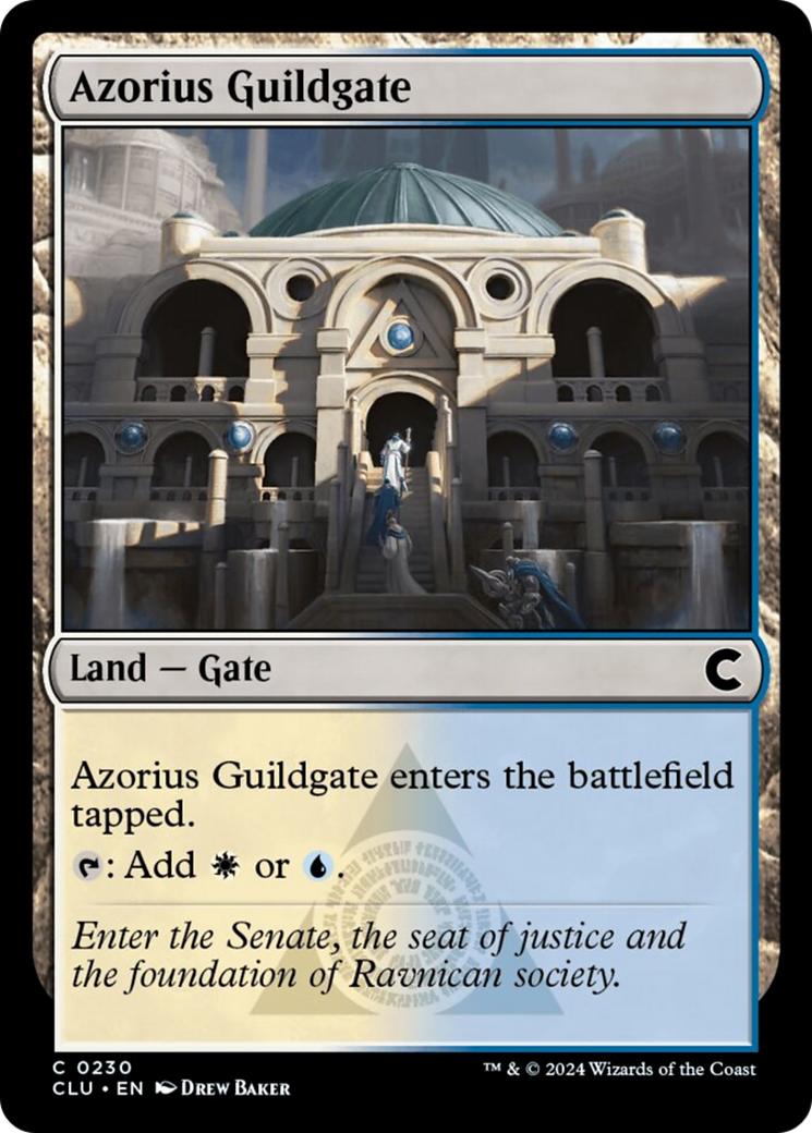 Azorius Guildgate [Ravnica: Clue Edition] | Shuffle n Cut Hobbies & Games