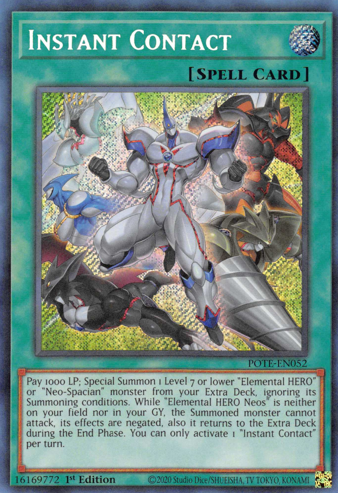 Instant Contact [POTE-EN052] Secret Rare | Shuffle n Cut Hobbies & Games