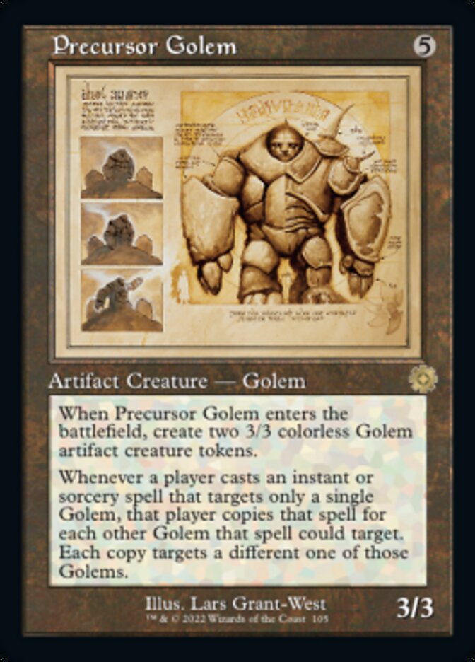 Precursor Golem (Retro Schematic) [The Brothers' War Retro Artifacts] | Shuffle n Cut Hobbies & Games