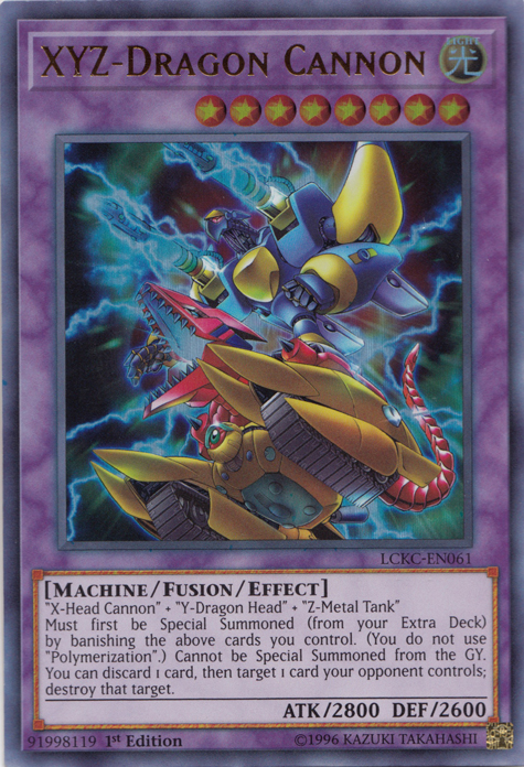 XYZ-Dragon Cannon [LCKC-EN061] Ultra Rare | Shuffle n Cut Hobbies & Games
