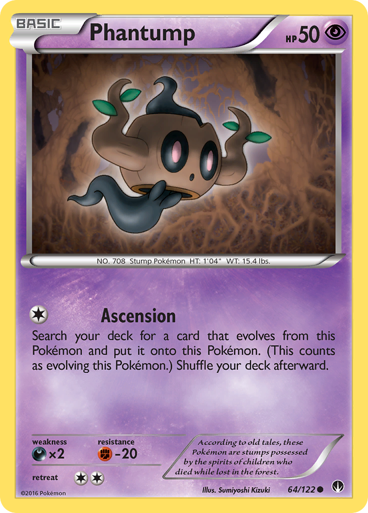Phantump (64/122) [XY: BREAKpoint] | Shuffle n Cut Hobbies & Games