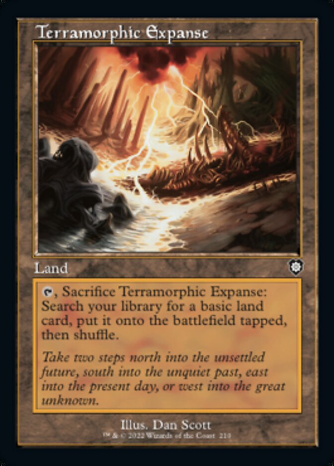 Terramorphic Expanse (Retro) [The Brothers' War Commander] | Shuffle n Cut Hobbies & Games