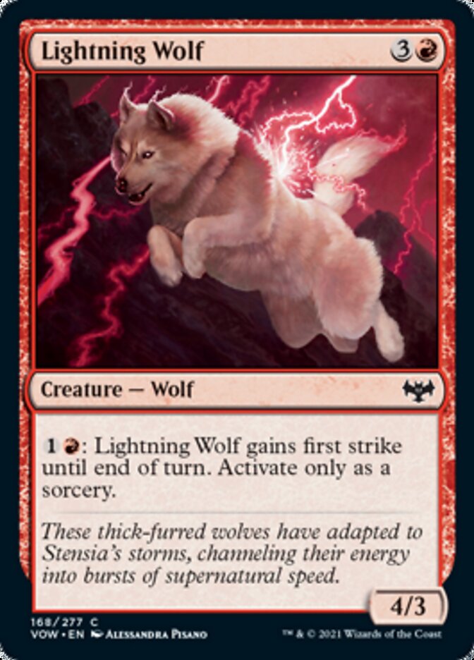 Lightning Wolf [Innistrad: Crimson Vow] | Shuffle n Cut Hobbies & Games