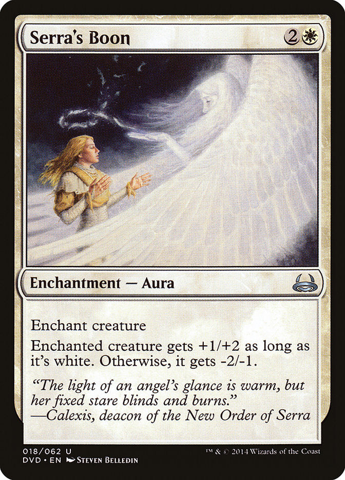 Serra's Boon (Divine vs. Demonic) [Duel Decks Anthology] | Shuffle n Cut Hobbies & Games