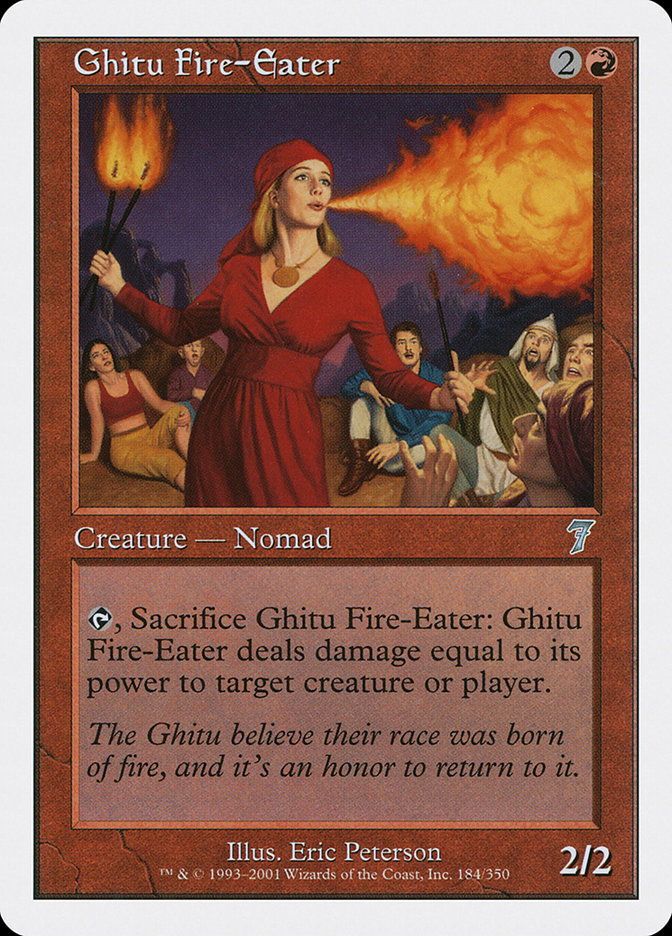 Ghitu Fire-Eater [Seventh Edition] | Shuffle n Cut Hobbies & Games