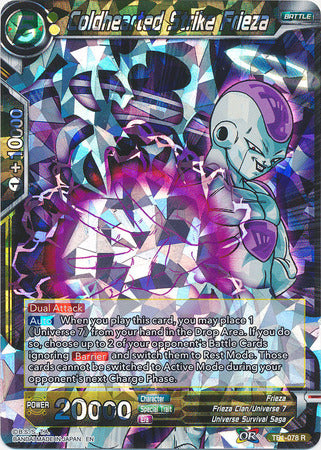 Coldhearted Strike Frieza (Shatterfoil) (TB1-078) [Dragon Brawl] | Shuffle n Cut Hobbies & Games