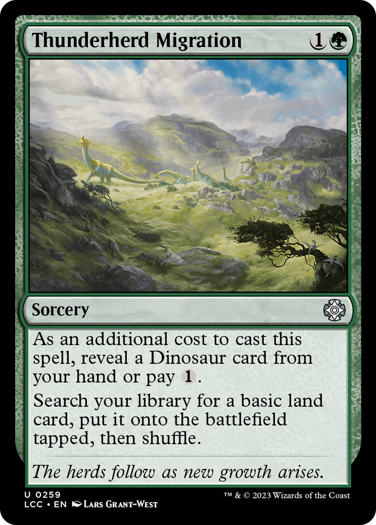 Thunderherd Migration [The Lost Caverns of Ixalan Commander] | Shuffle n Cut Hobbies & Games