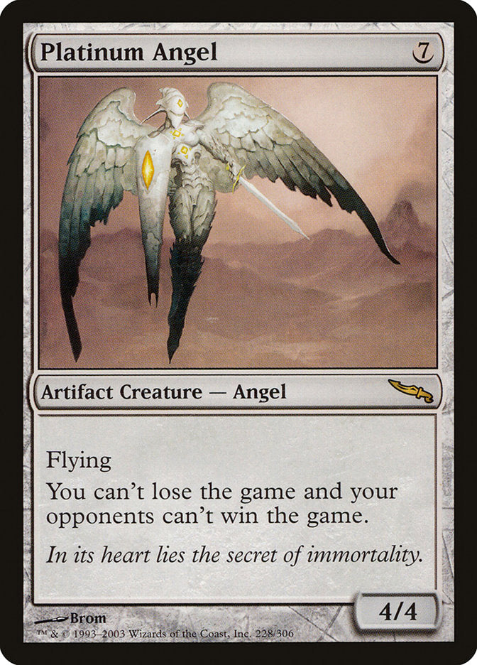 Platinum Angel [Mirrodin] | Shuffle n Cut Hobbies & Games