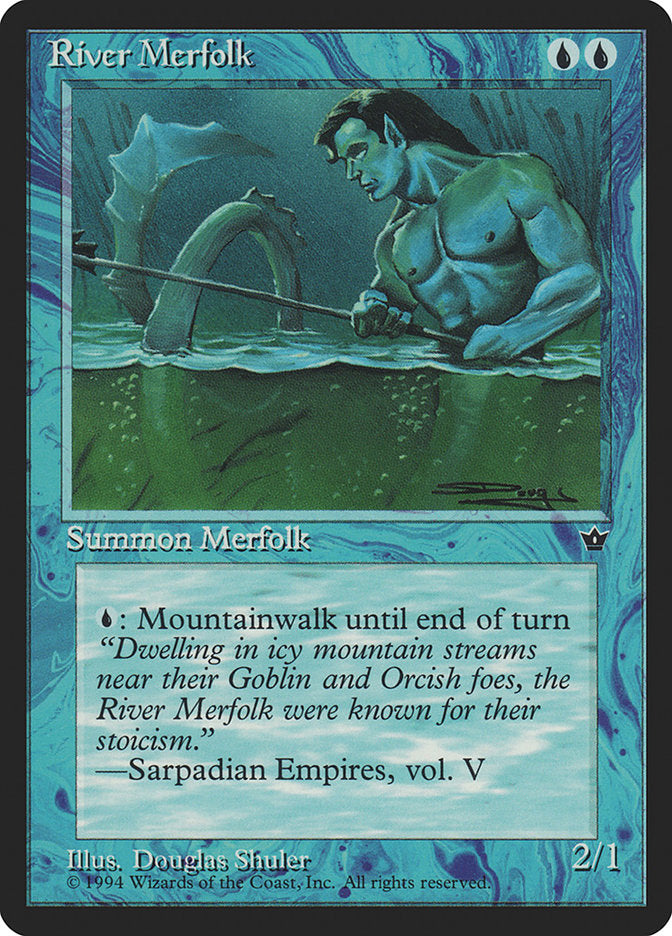 River Merfolk [Fallen Empires] | Shuffle n Cut Hobbies & Games