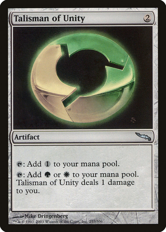 Talisman of Unity [Mirrodin] | Shuffle n Cut Hobbies & Games