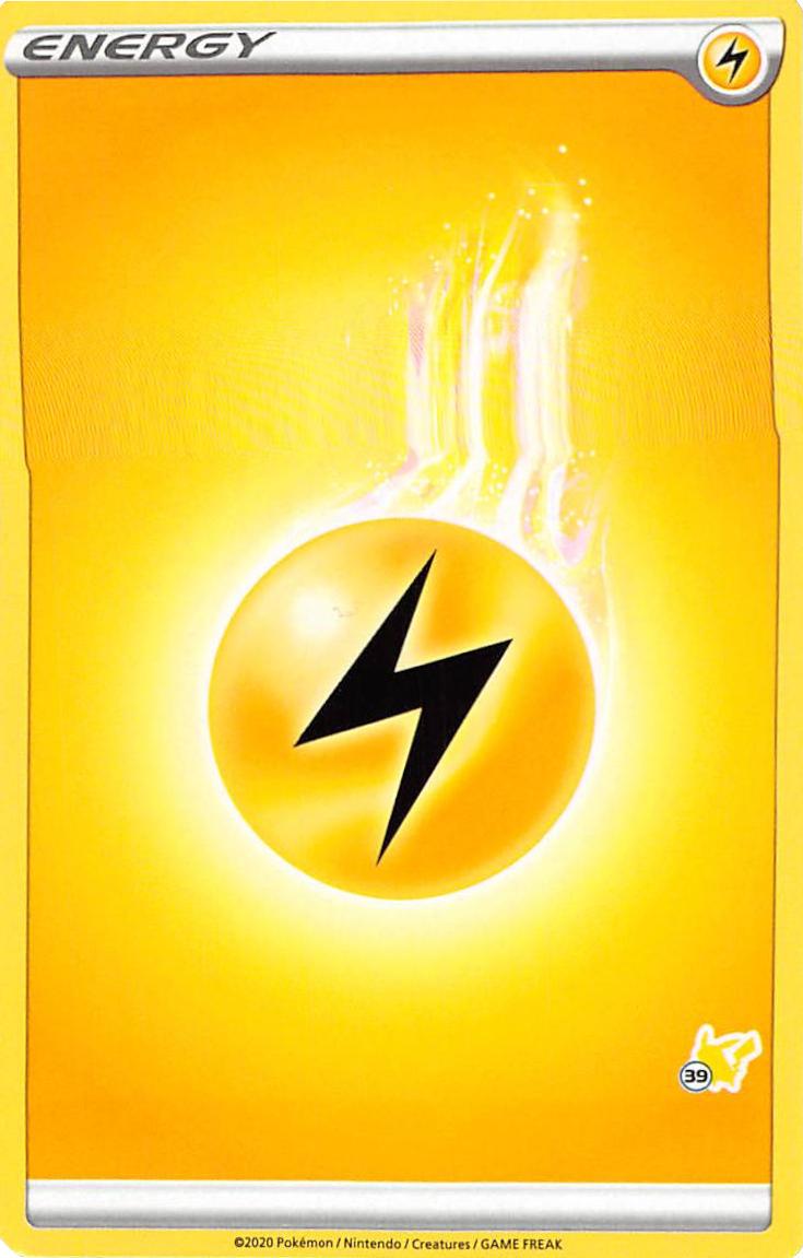 Lightning Energy (Pikachu Stamp #39) [Battle Academy 2022] | Shuffle n Cut Hobbies & Games