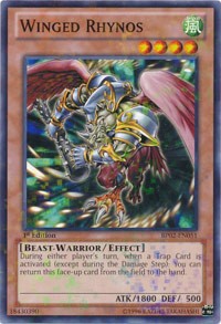 Winged Rhynos [BP02-EN051] Mosaic Rare | Shuffle n Cut Hobbies & Games